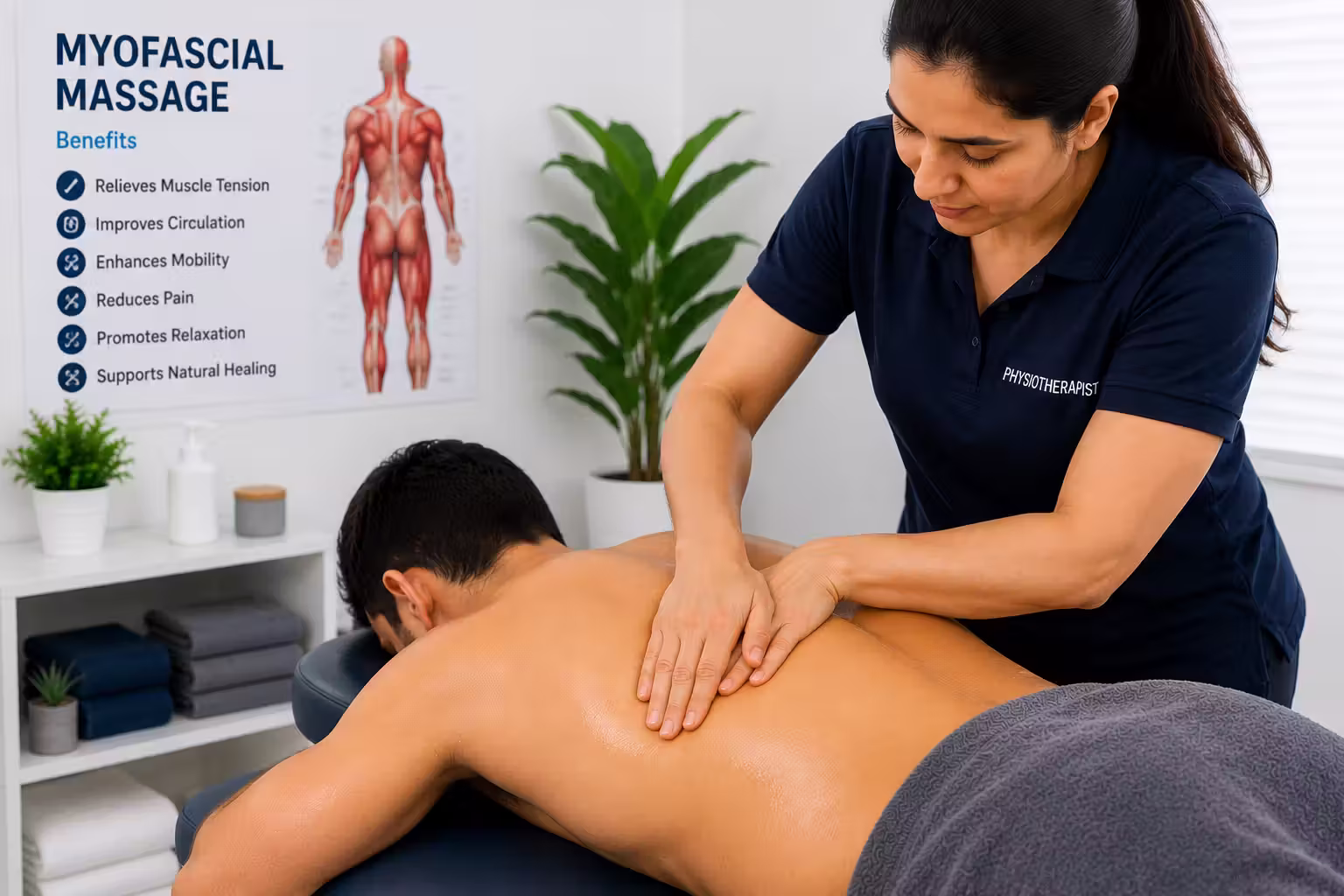 Myofascial massage at home Dubai