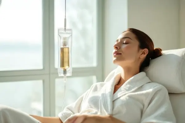 IV drip therapy at home in Dubai